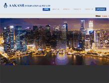 Tablet Screenshot of aakash.com.sg