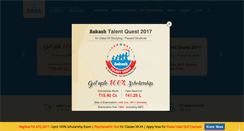 Desktop Screenshot of aakash.ac.in